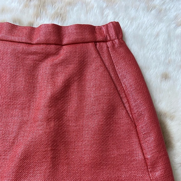 Maje burnt orange tweed mini skort - Picture 2 of 3